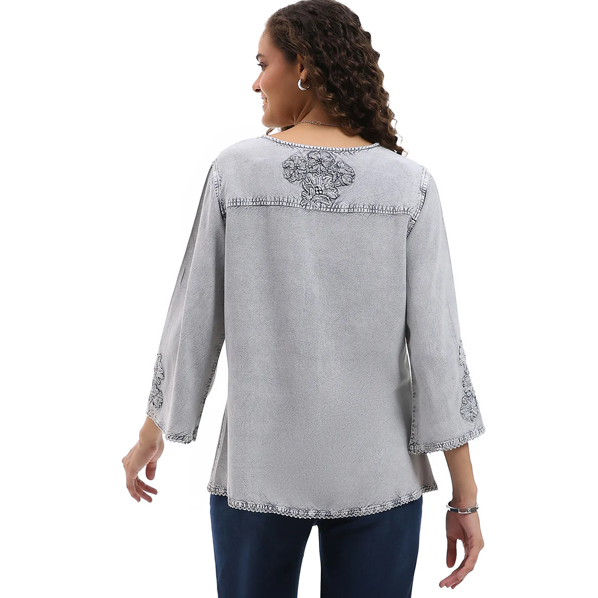 Parsley & Sage Vanessa Top (Silver)(26S480C) - Image 2