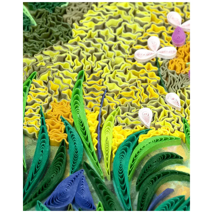 Quilling Card Artist Series Path Through the Irises Monet (AS0007) - Image 4