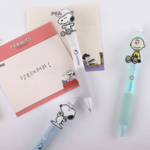Peanuts Characters Clip Ballpoint Pen (Chosen at Random) - Image 2