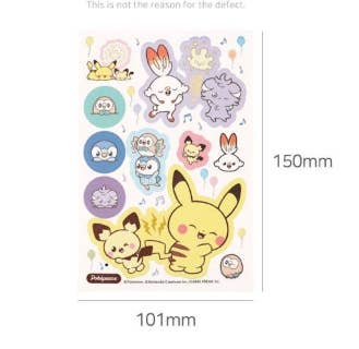 Pokémon PokéPeace Cutie 2 Piece Sticker Pack - Image 9