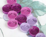 Quilling Card Purple Grapes & Bluebirds (BL1491) - Image 3