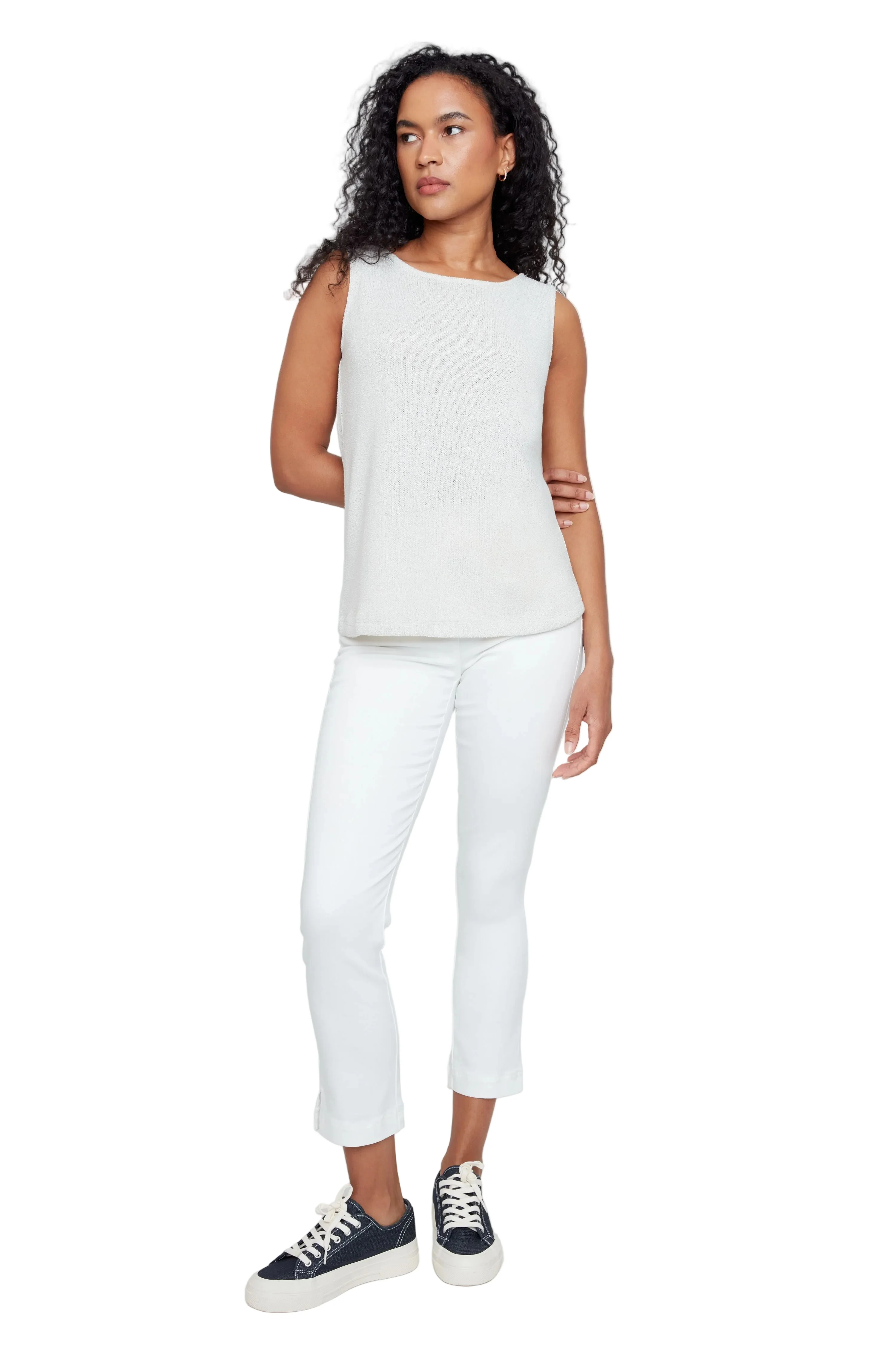 Renuar Sweater Knit Sleeveless Tank  ( 2 Colors )(R7807) - Image 3