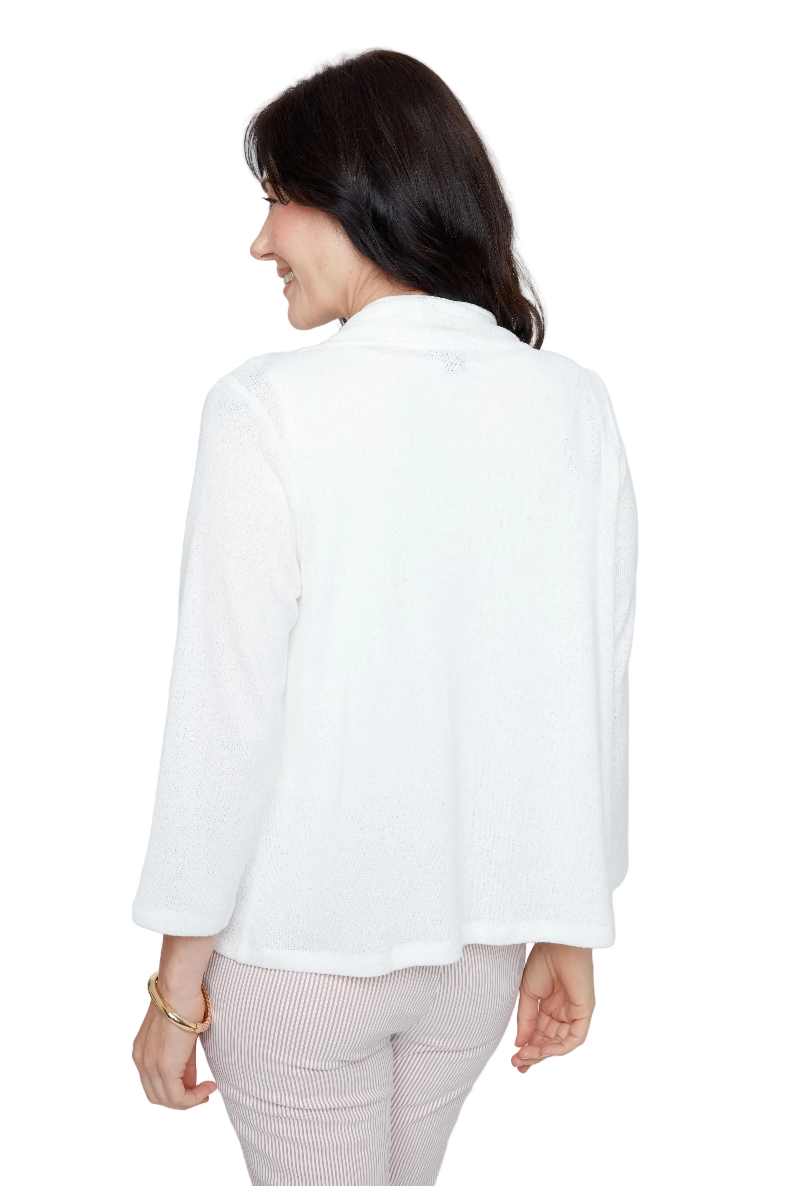 Renuar Sweater  Knit Open Front Cardigan ( 2 Colors )(R7809) - Image 2