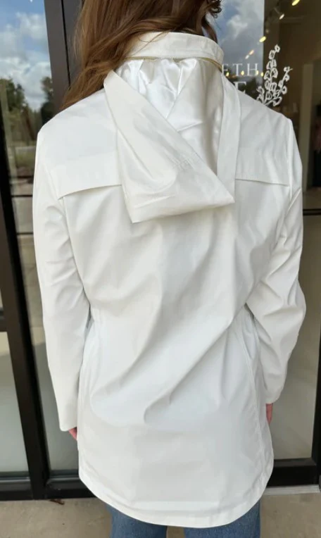 Renuar Waterproof Hooded Adirondack Hooded Jacket (Creme) - Image 4