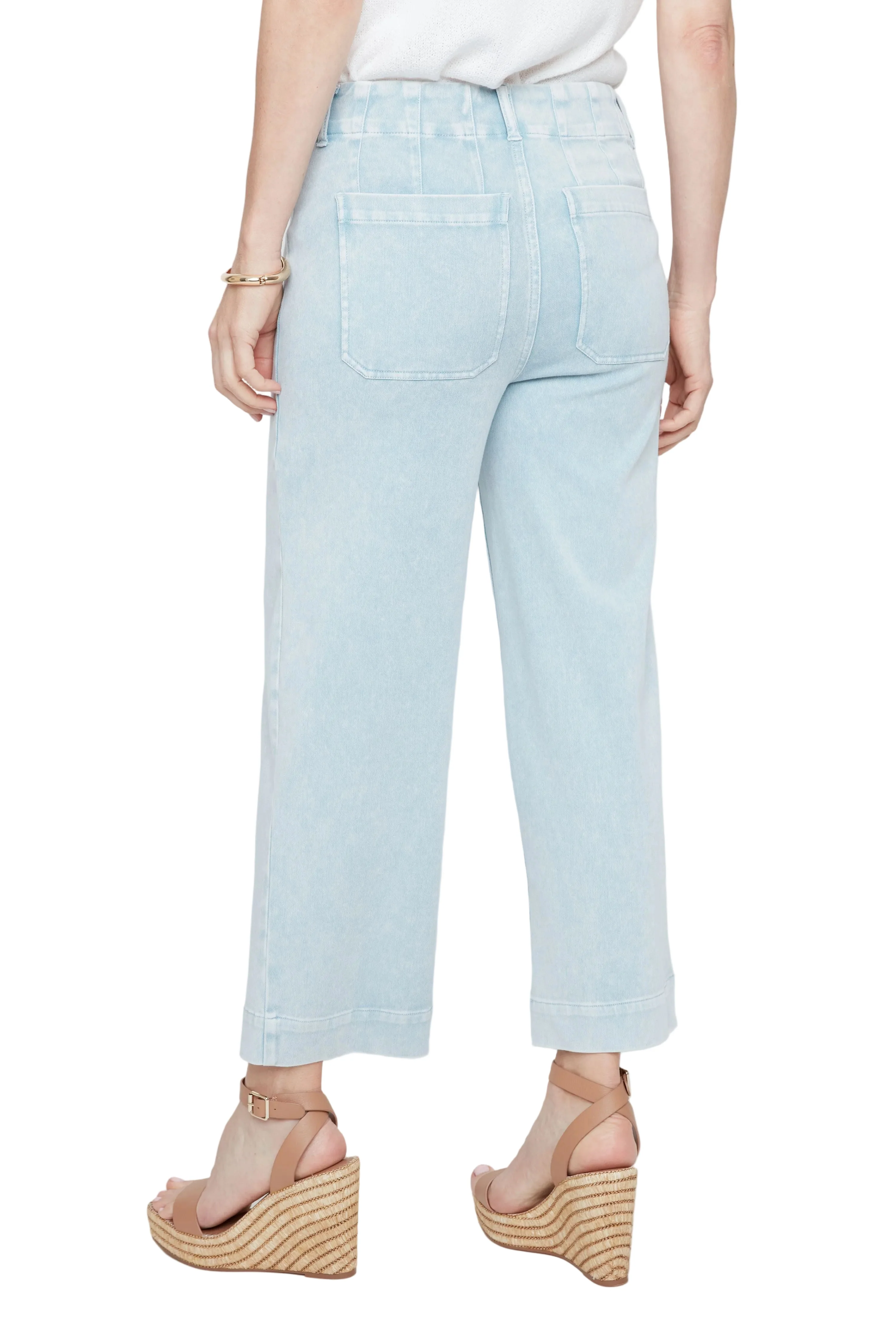 Renuar Knit 4 Pocket Ankle Pant (R1007KDE3020)(Chambray) - Image 2
