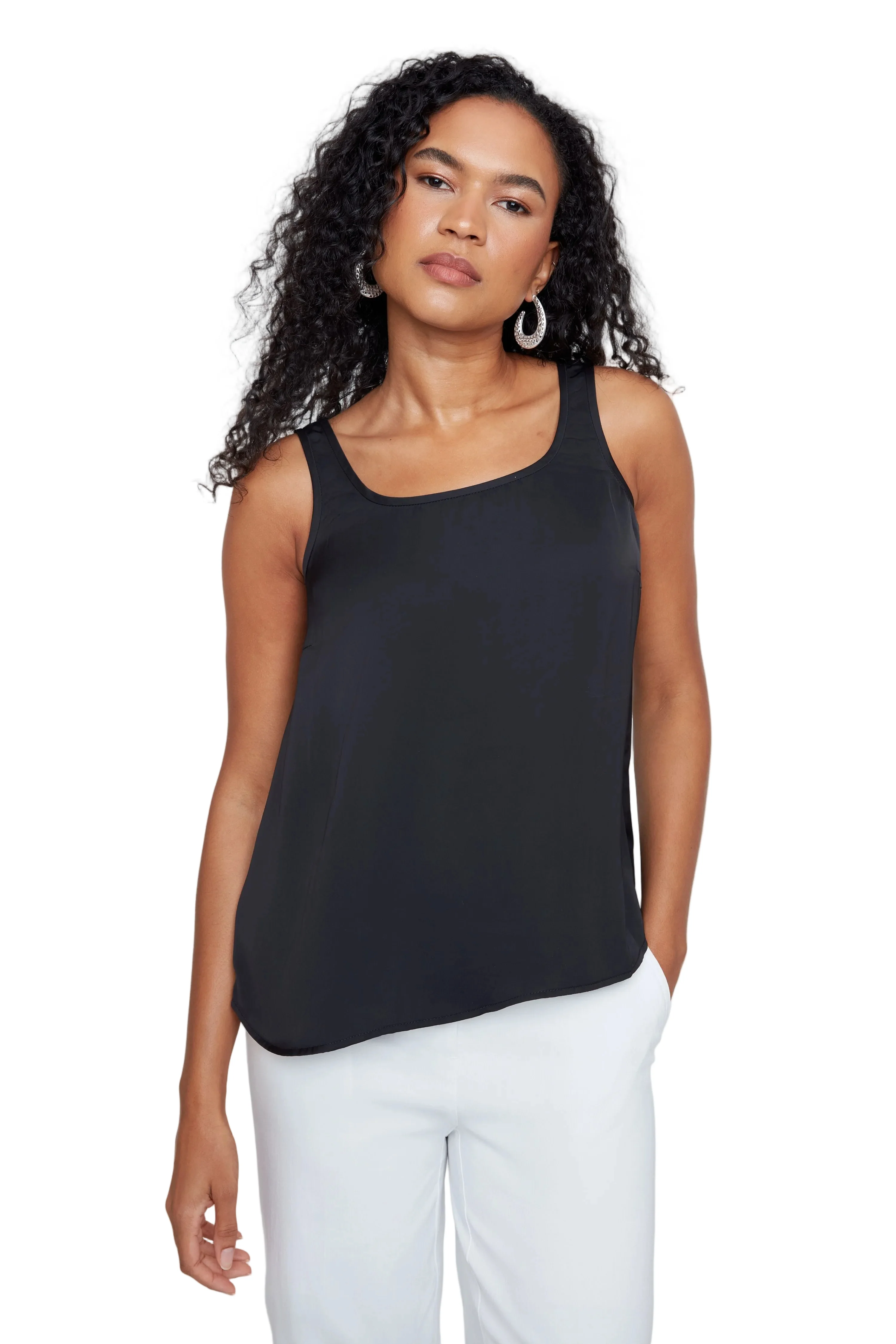 Renuar Woven Double Scoop Airflow Tank (3 Colors)( R5220) - Image 5
