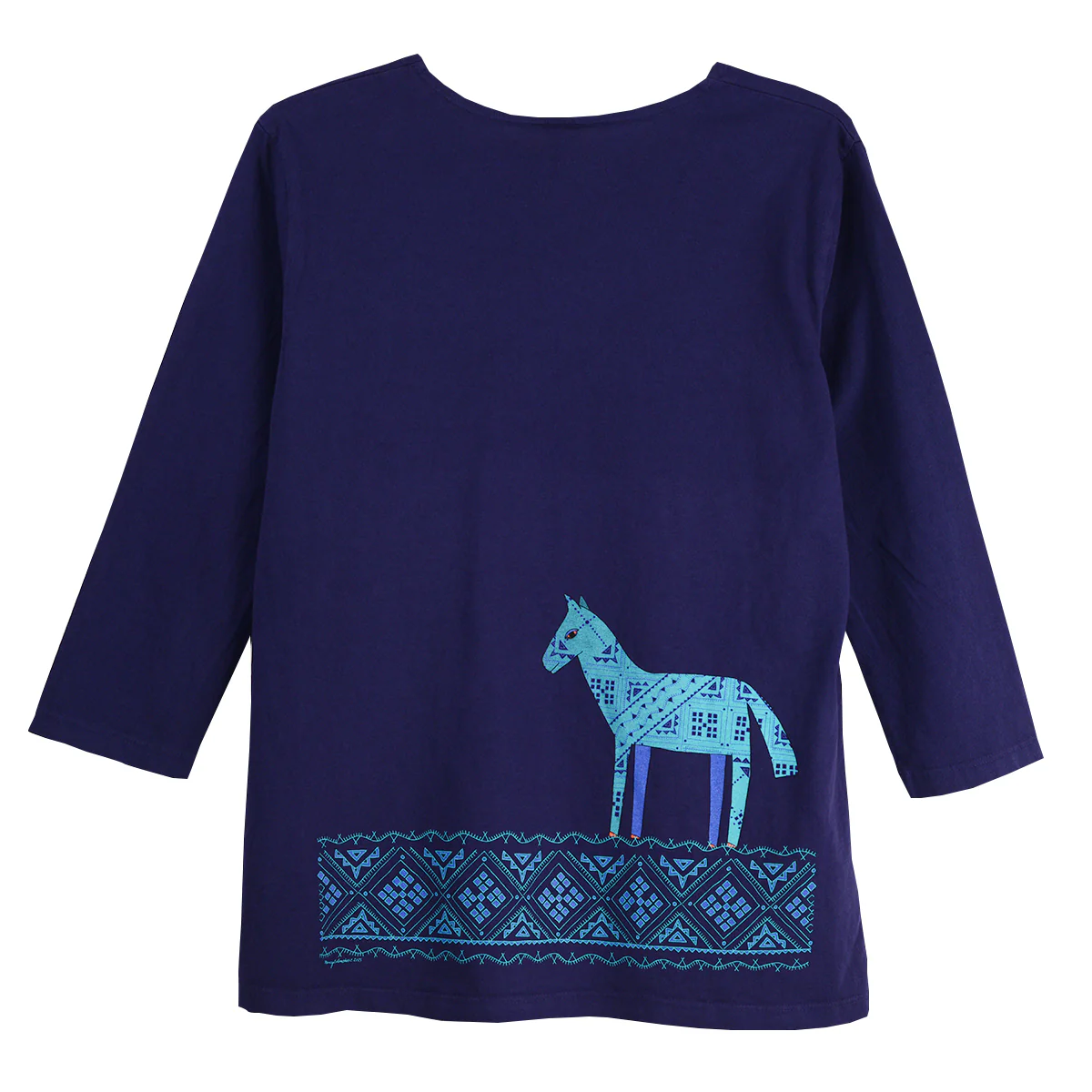 Sabaku Bandana 3/4 Sleeve Tee (MIDSKY) - Image 2