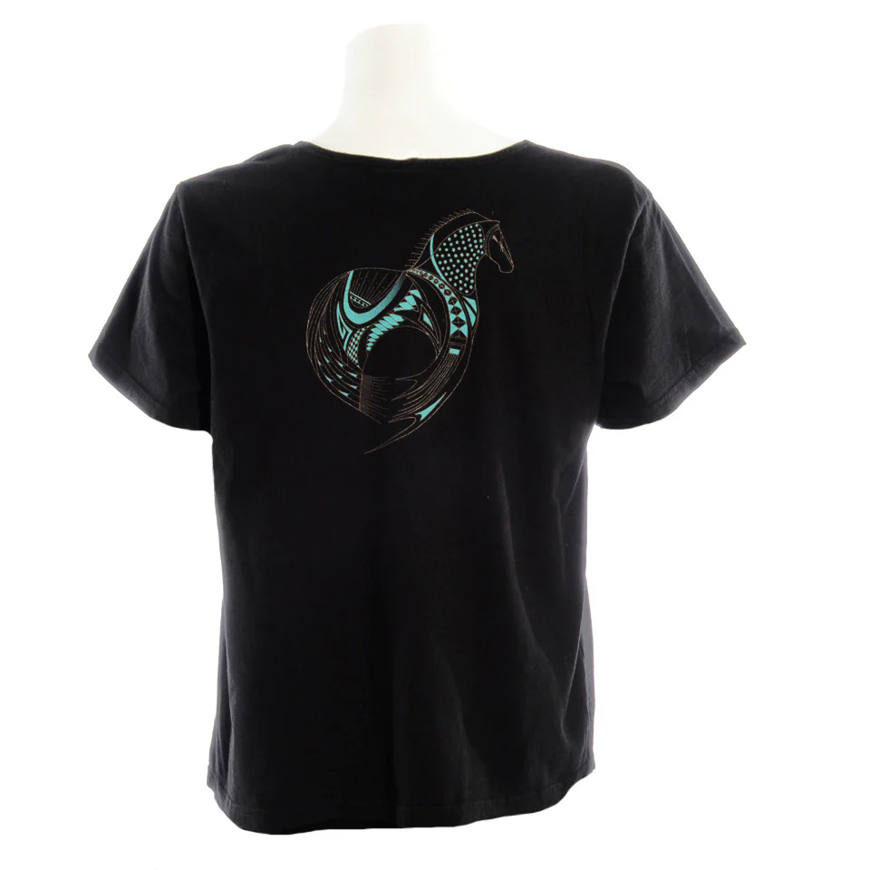 Sabaku Black Horse Midnight Short Sleeve Tee (311MIDSSBT) - Image 2
