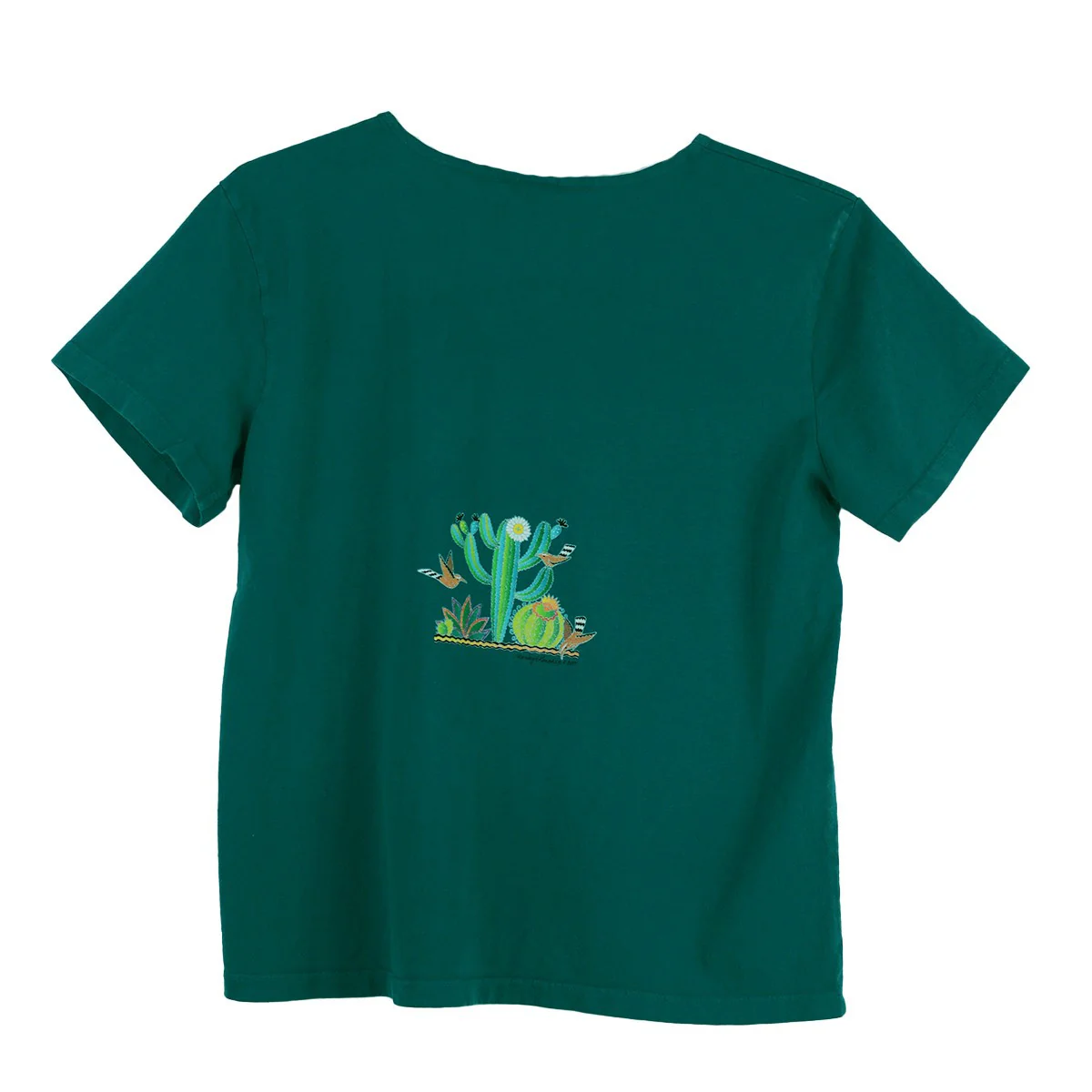 Sabaku Cactus Cactus Short Sleeve Boutique Tee (DPTEAL) - Image 2