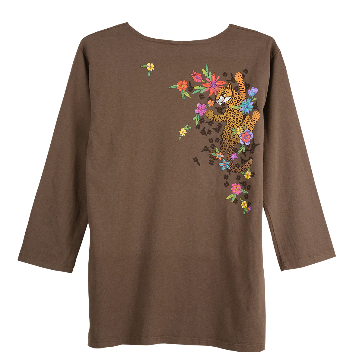 Sabaku Camouflage 3/4 Sleeve Tee (BRN) - Image 2