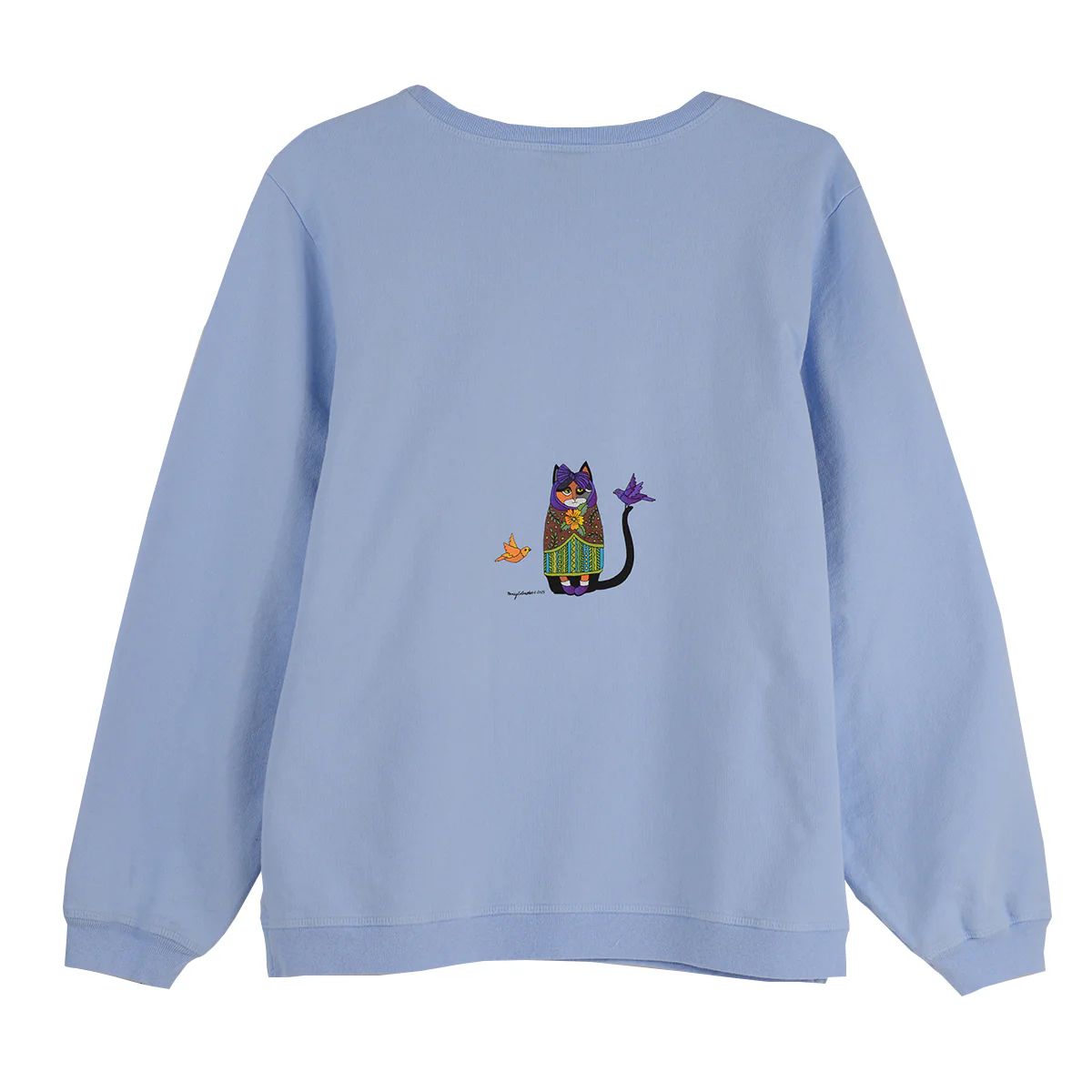 Sabaku Catroyoshka French Terry Crew Pull Over (BLUSKY) - Image 2