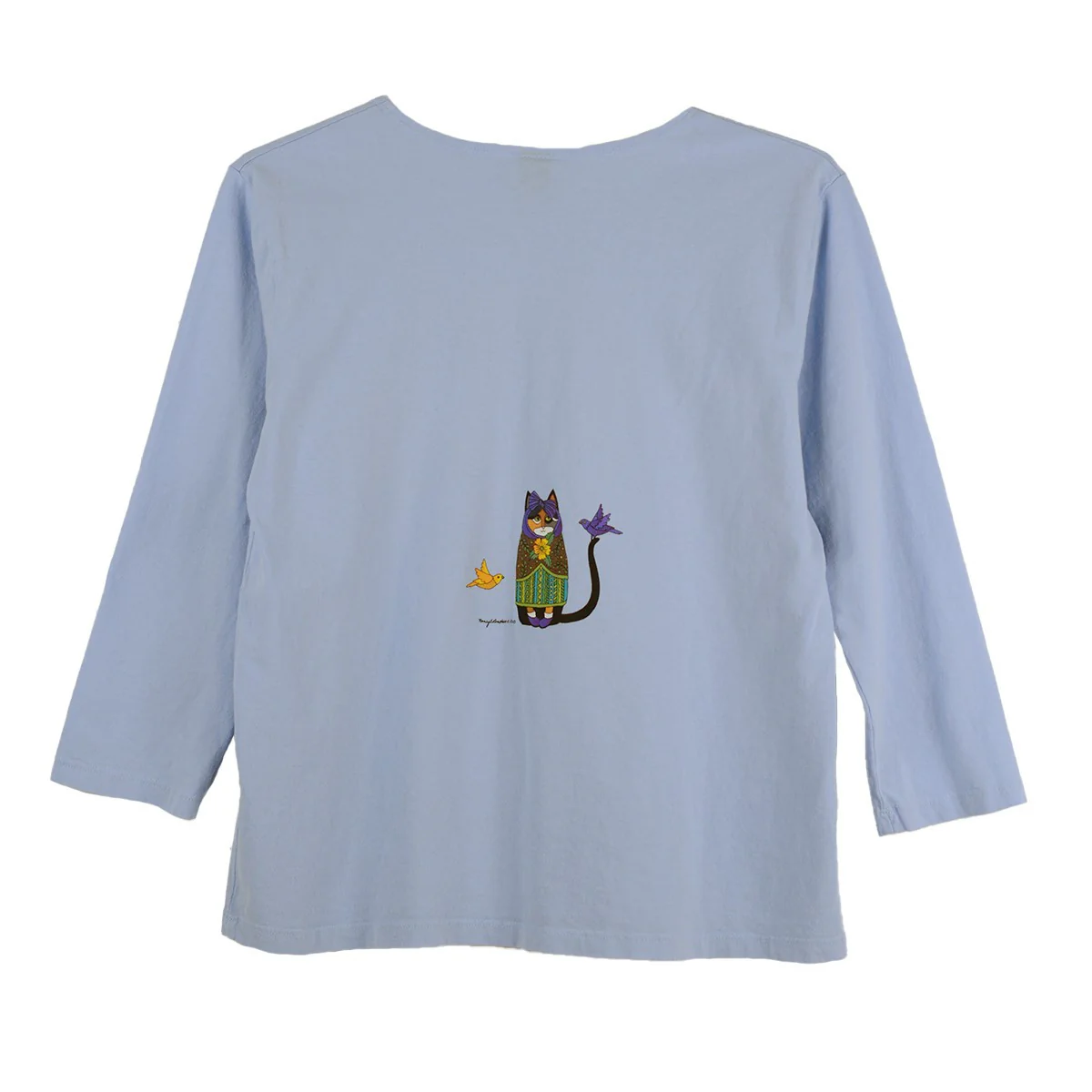 Sabaku Catryoshka Cat Russian Dolls Best Tee (BLUESKY) - Image 2