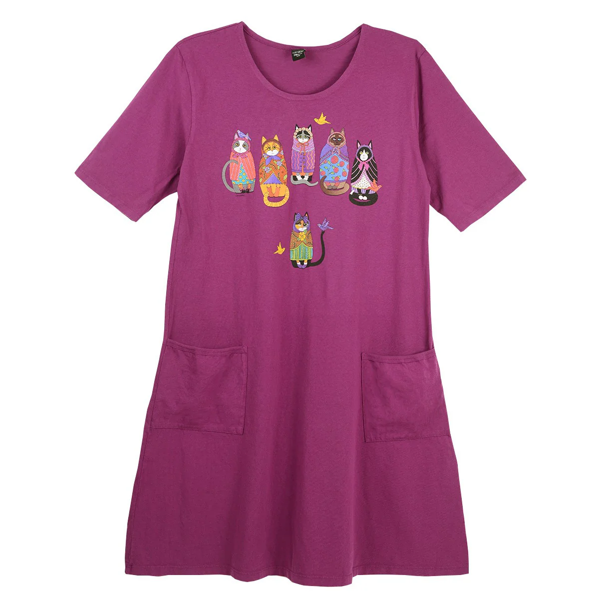 Sabaku Catryoshka Dress/Coverup (PLUM)