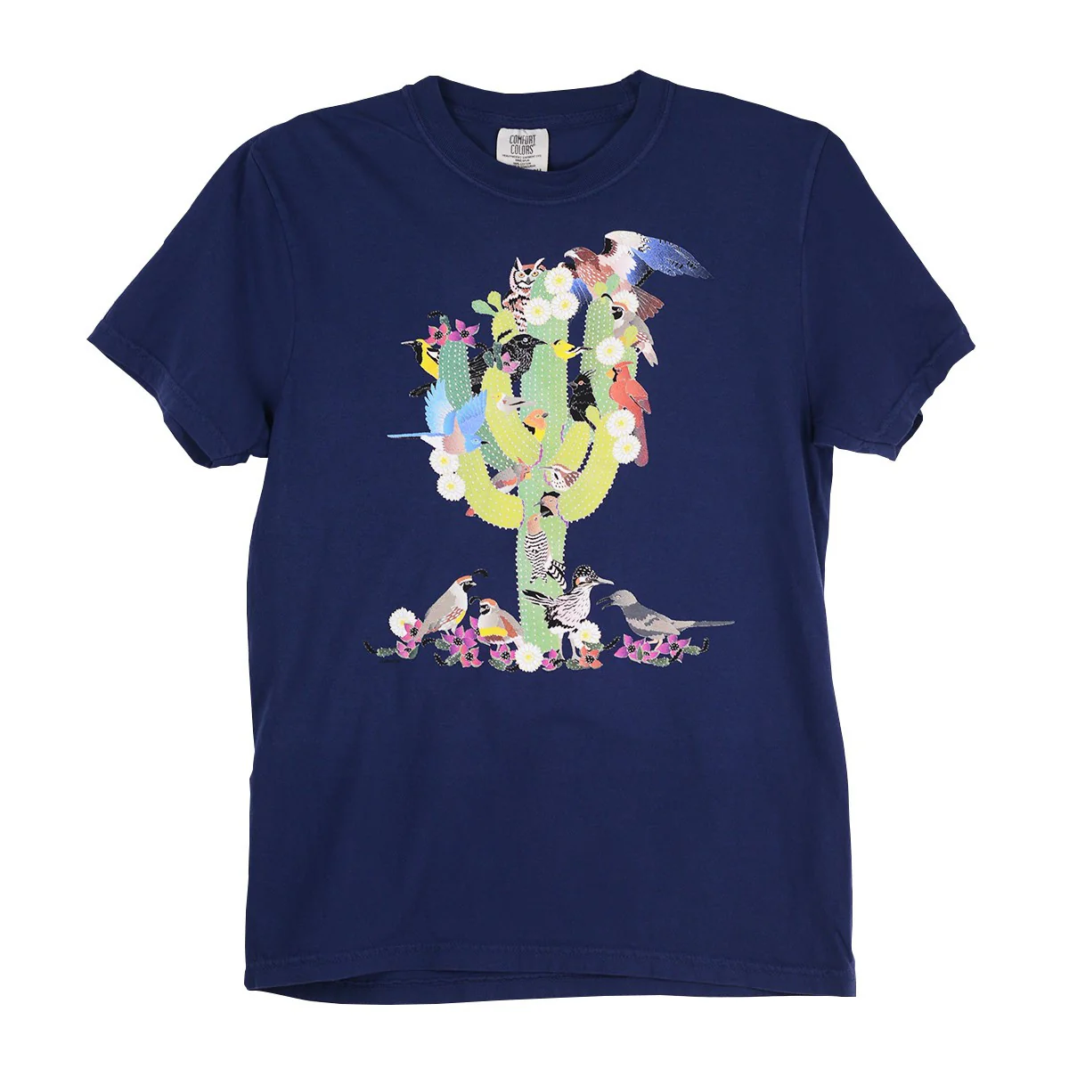 Sabaku Gathering Comfort Color Short Sleeve Tee (NVY)