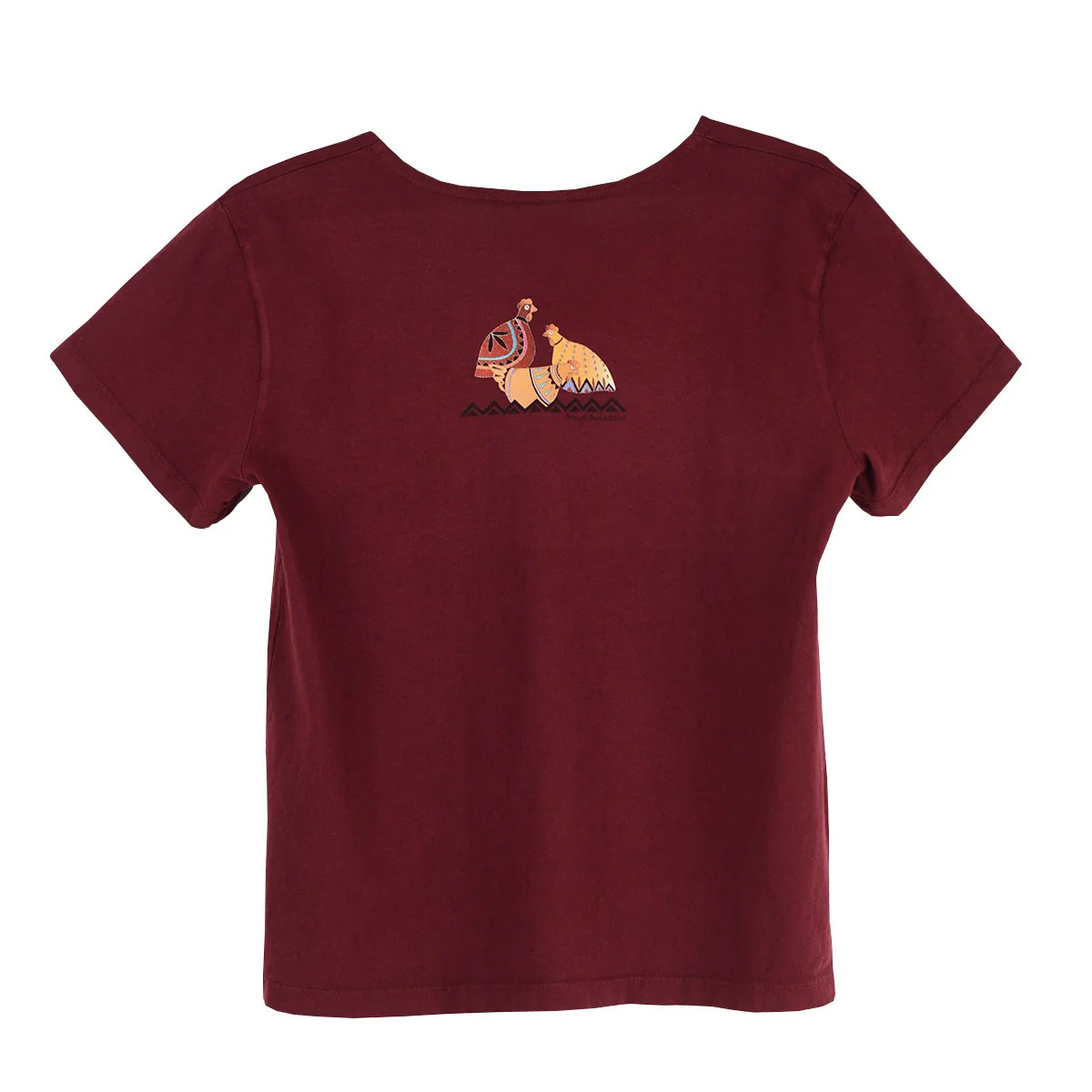 Sabaku Native Horses Short Sleeve Boutique Tee (FIG) - Image 2