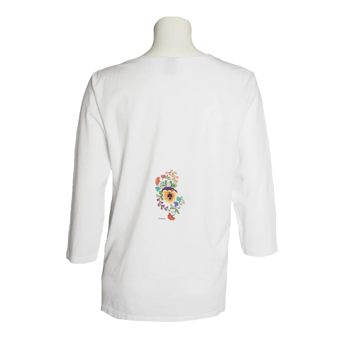 Sabaku Primavera 3/4 Sleeve Tee (WHT) - Image 2