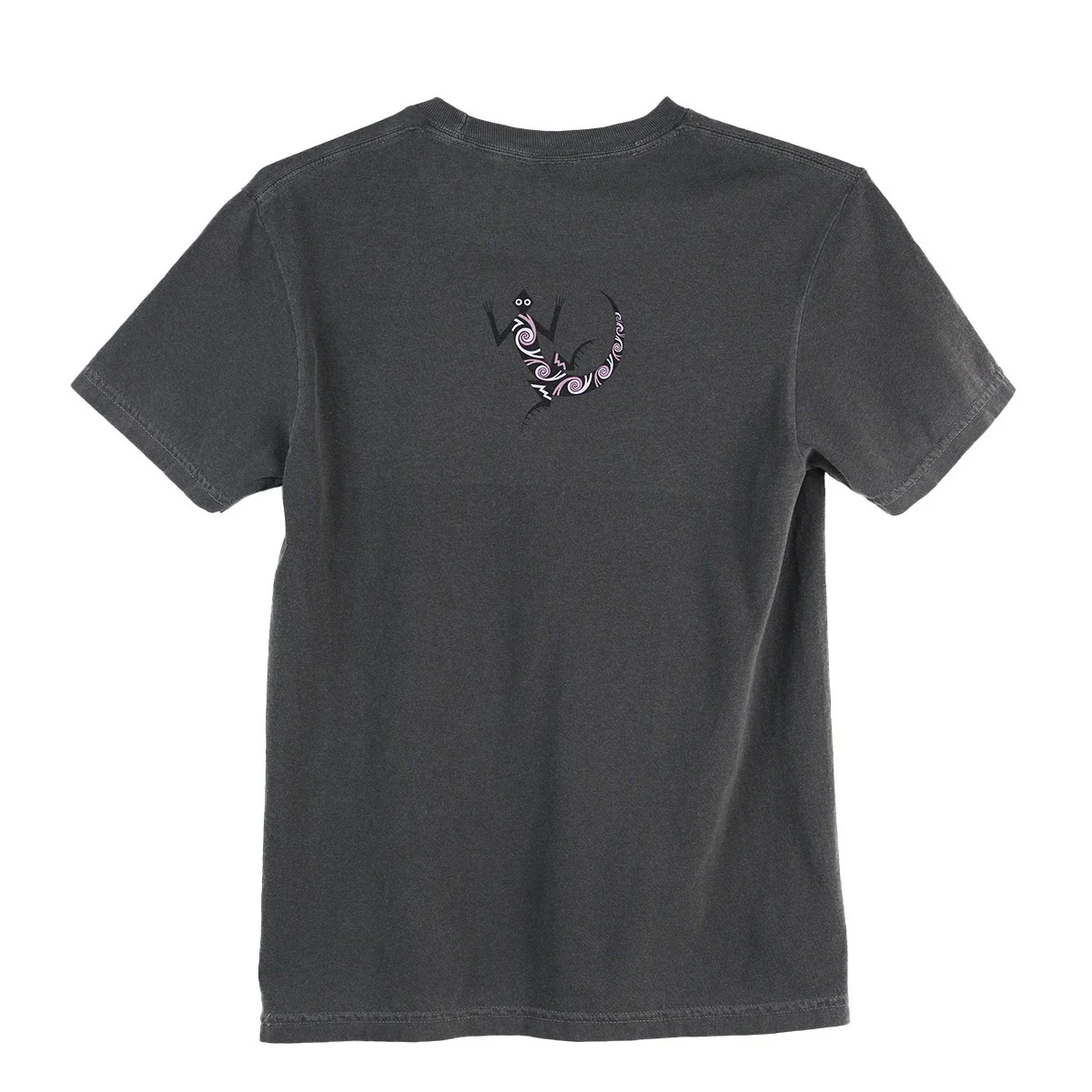 Sabaku Spinning Lizards Comfort Color Short Sleeve Tee (CHAR) - Image 2