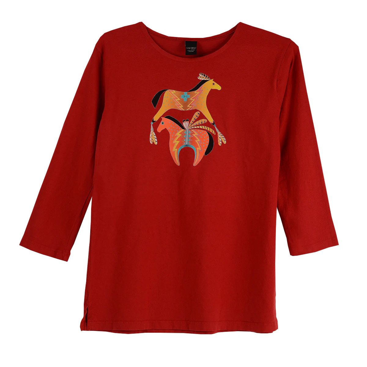 Sabaku Spirited Horses 3/4 Sleeve Tee (COCH)