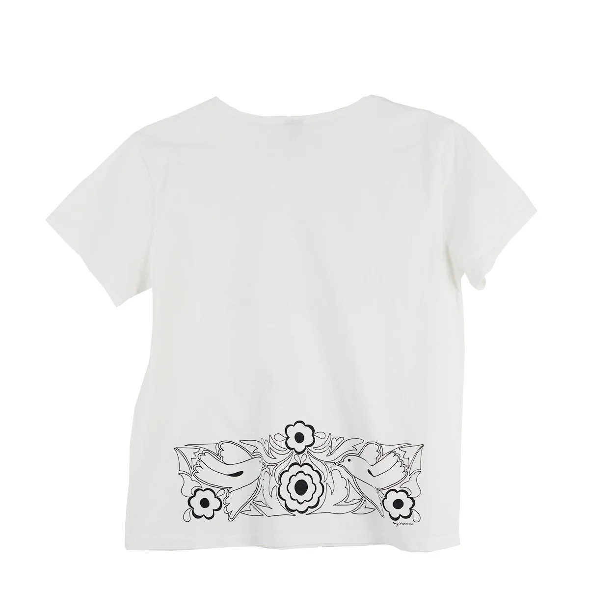Sabaku White Bird Black Bird Short Sleeve Boutique Tee (WHT) - Image 2