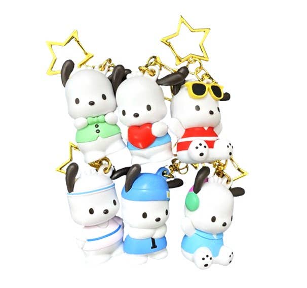 Sanrio Cute Pochacco Figure Key Ring Random Capsule - Image 2