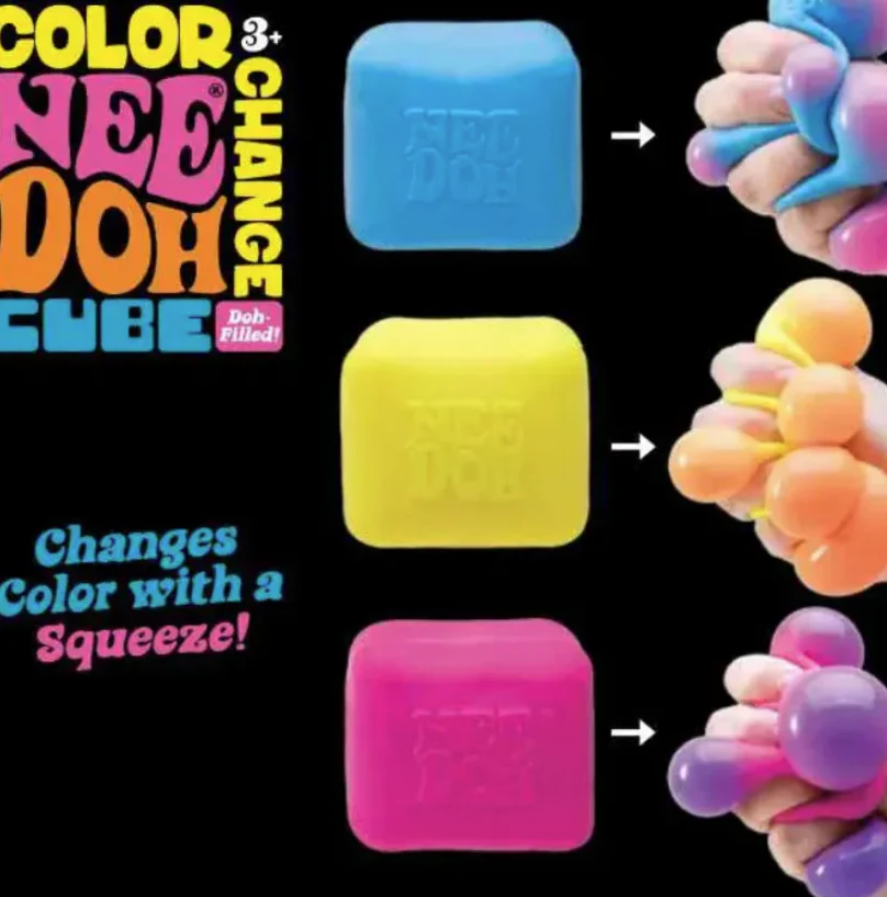 Color Change Cube NeeDoh (Color Chosen At Random) - Image 2