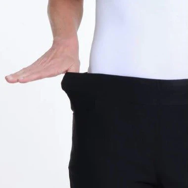 Slimsation Flare Leg Front Pocket Pull-On Pant (BLK) (M44703PM) - Image 3