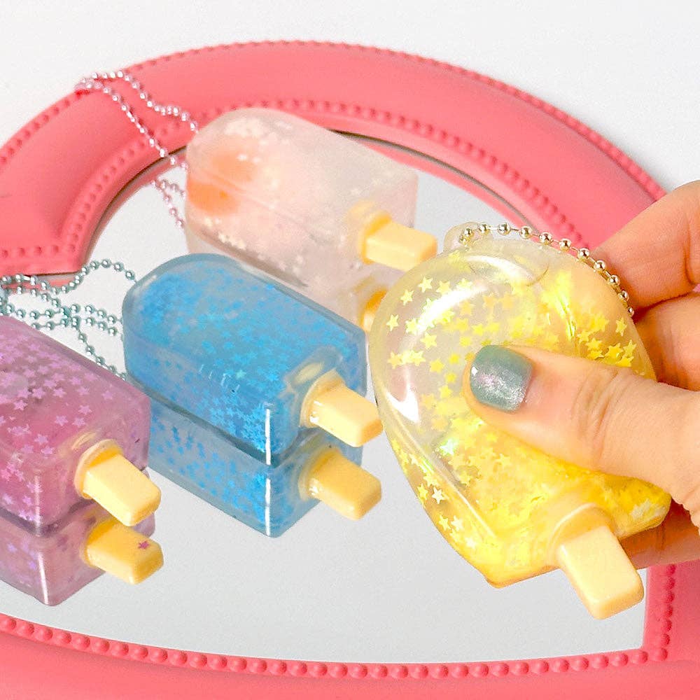 Sparkling Ice Cream Squishy Keychain - Image 3
