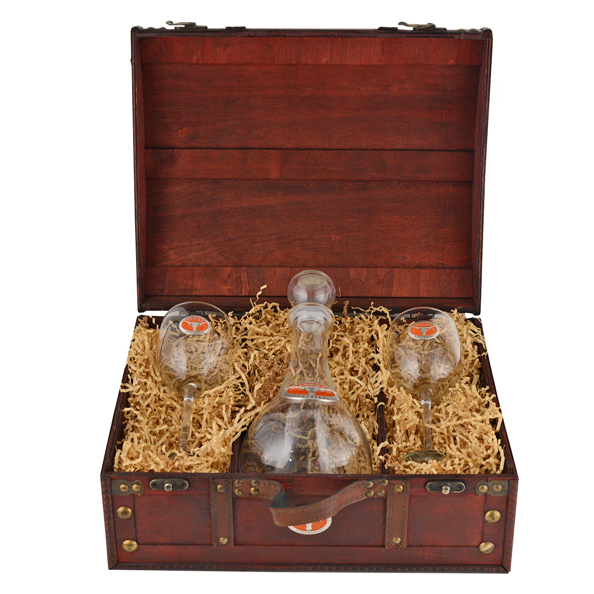 Heritage Texas Longhorn Wine Decanter Set With Enamel Medallions (DWC10122EO) - Image 2