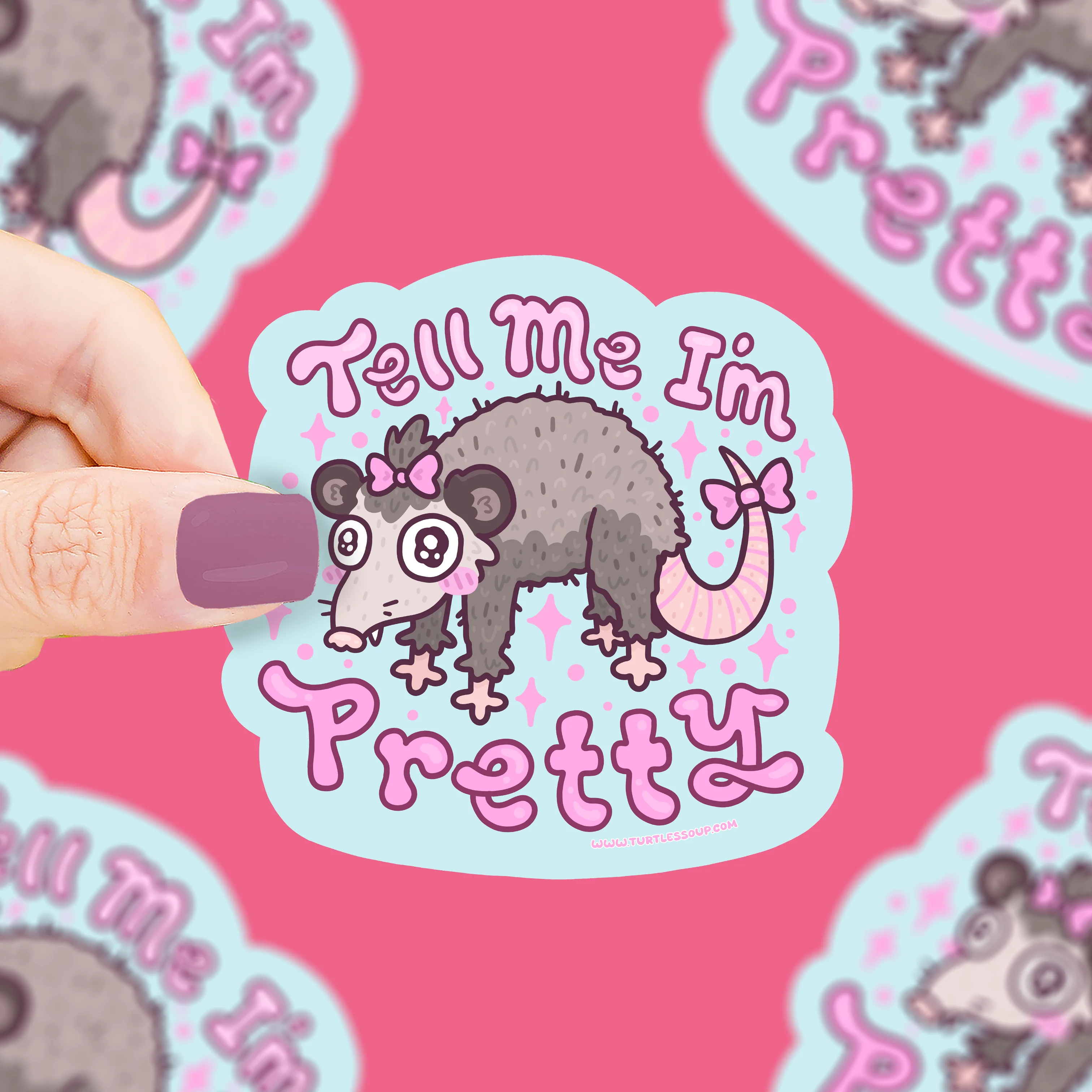 Tell Me I’m Pretty Vinyl Sticker