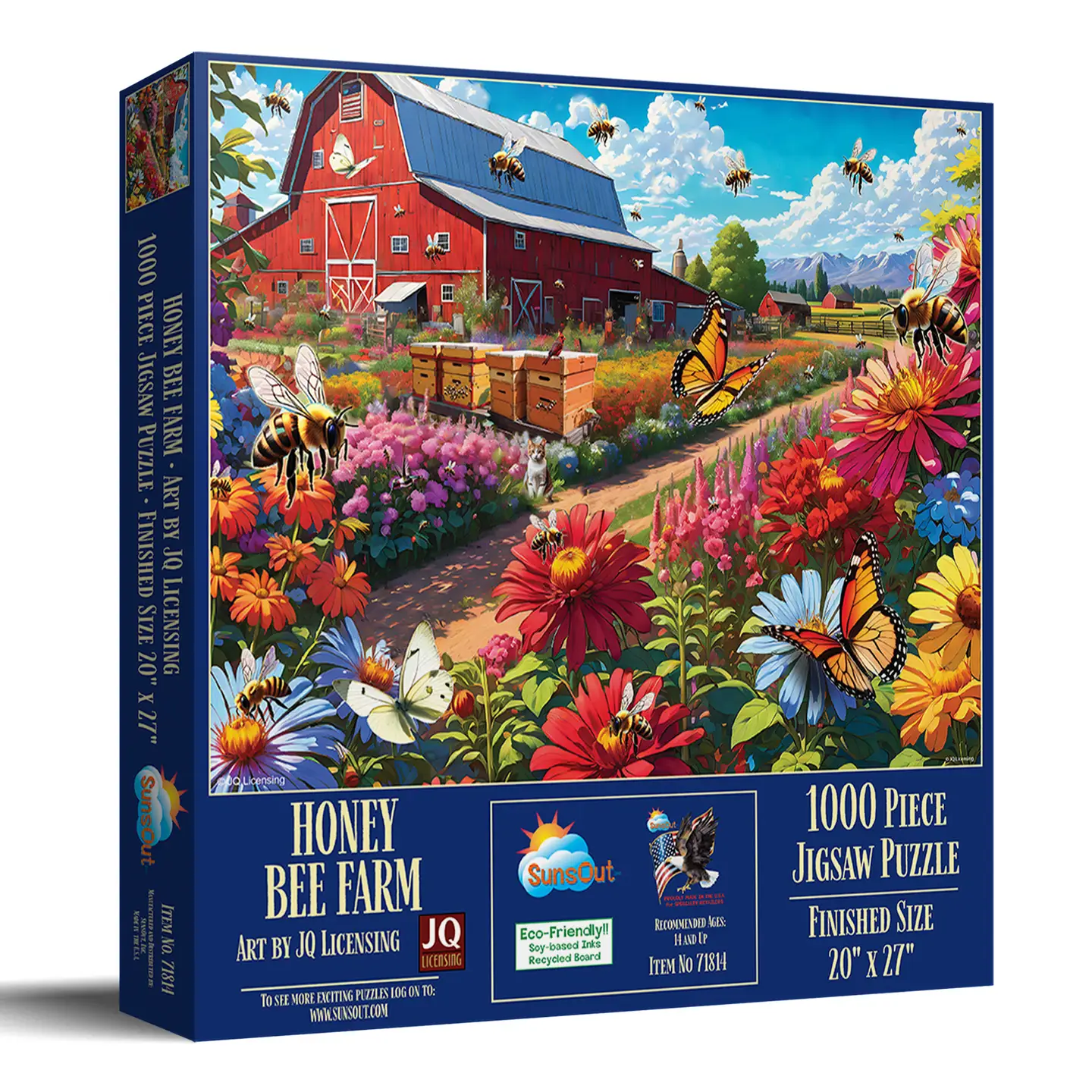 Honey Bee Farm  1000 Piece Jigsaw Puzzle (71814) - Image 2