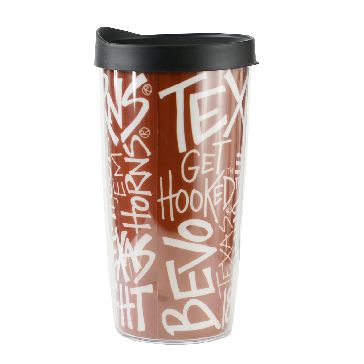 Texas Longhorn 16 oz Plastic Double walled Tumbler (52509TX) - Image 2