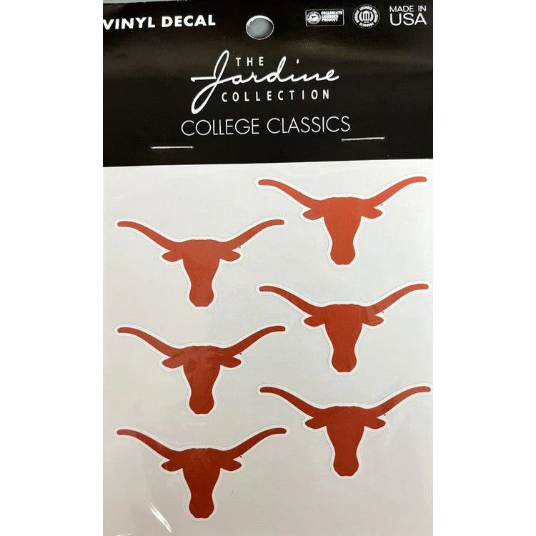 Texas Longhorn 2" Mini Logo Vinyl Decals (Set of 6) - Image 2