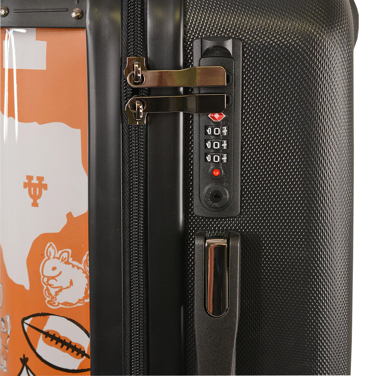Texas Longhorn 20" Small Carry On Logo Luggage (3 Styles)(LIG-1-20) - Image 3