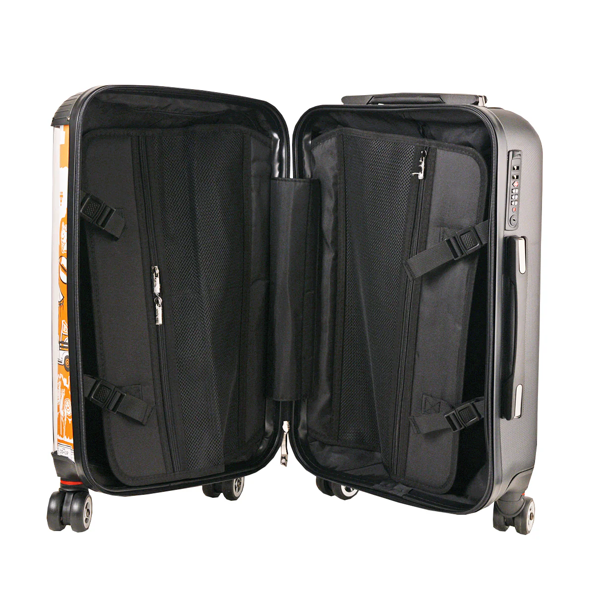 Texas Longhorn 20" Small Carry On Logo Luggage (3 Styles)(LIG-1-20) - Image 4
