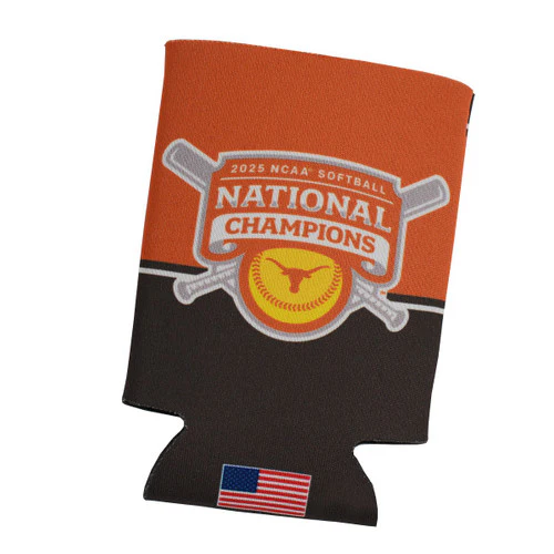 Texas Longhorn 2025 Softball National Champions Can Cooler - Image 3