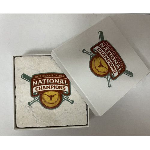 Texas Longhorn 2025 Softball National Champions Coasters (Set of 2) - Image 4