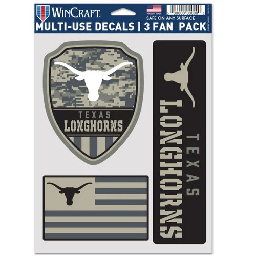 Texas Longhorn 3 Piece 5 x 7 Camo Multi-Use Decals (61631322) - Image 2
