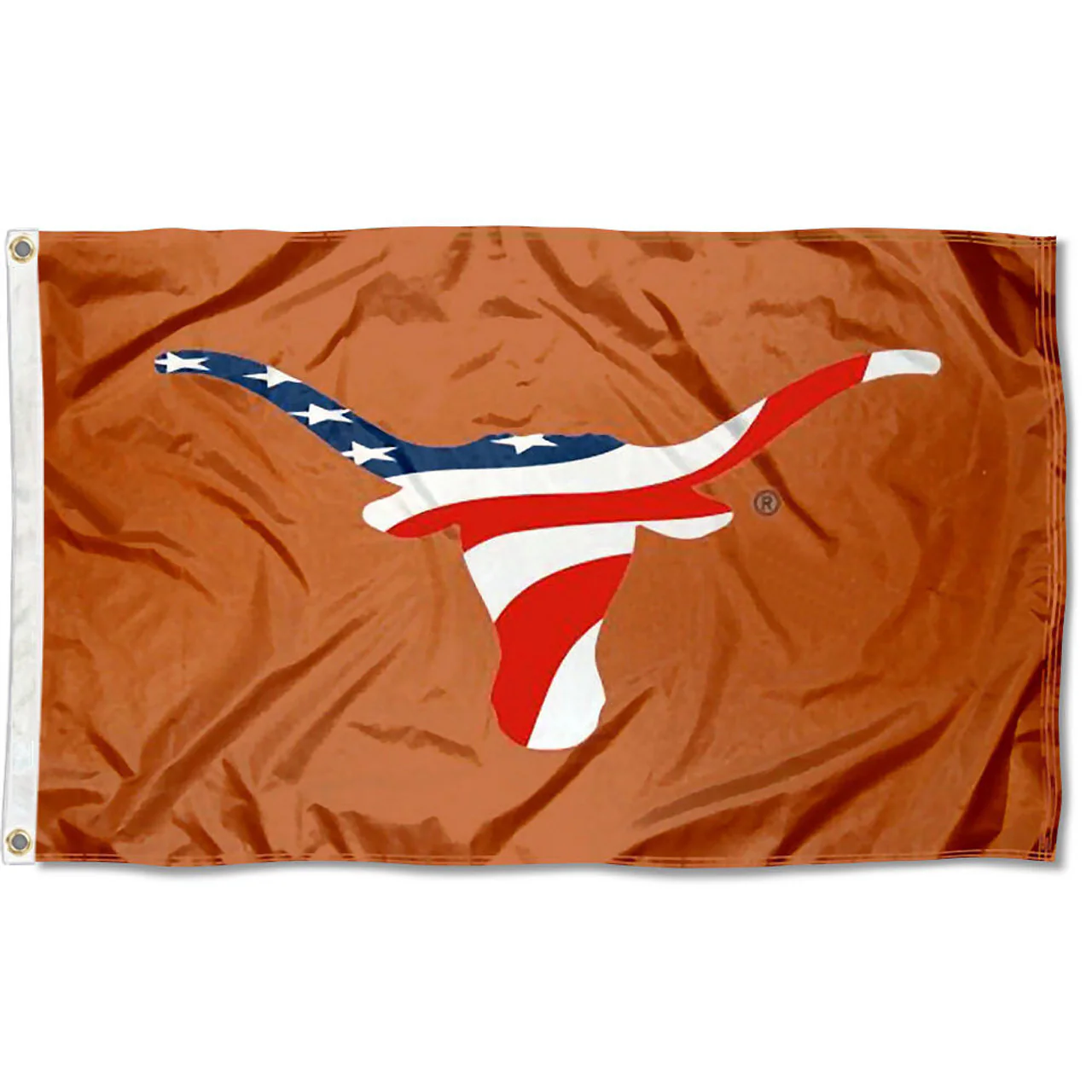 Texas Longhorn American Flag Logo 3'X 5' Flag (0130305650AM) - Image 2