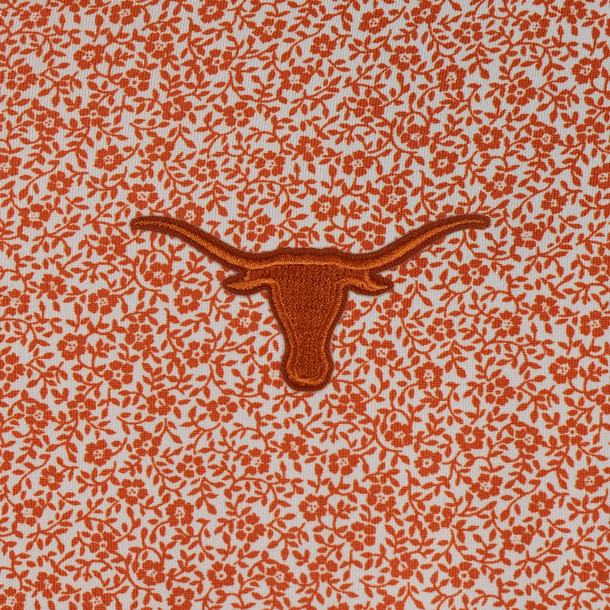 Texas Longhorn Antigua Field Ditsy Embroidered Logo Polo (105607)(BurntOrange) - Image 2