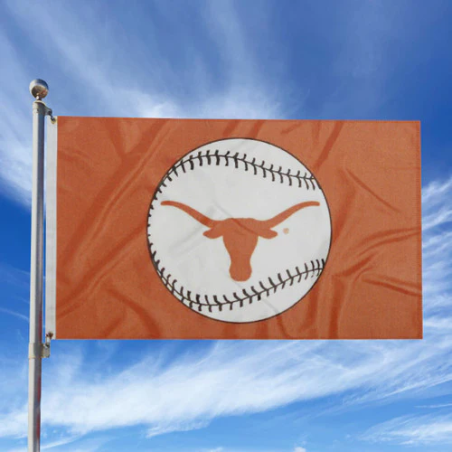 Texas Longhorn Sewing Concepts Baseball Flag 3x5 (013030565BS) - Image 2