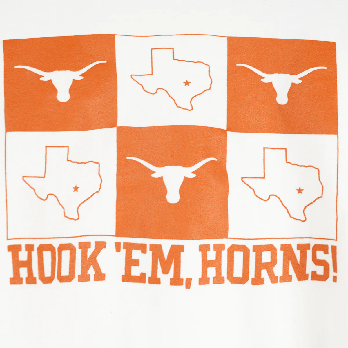 Texas Longhorn Capri Designs Gridiron Crop Top (K340TEX25) - Image 2