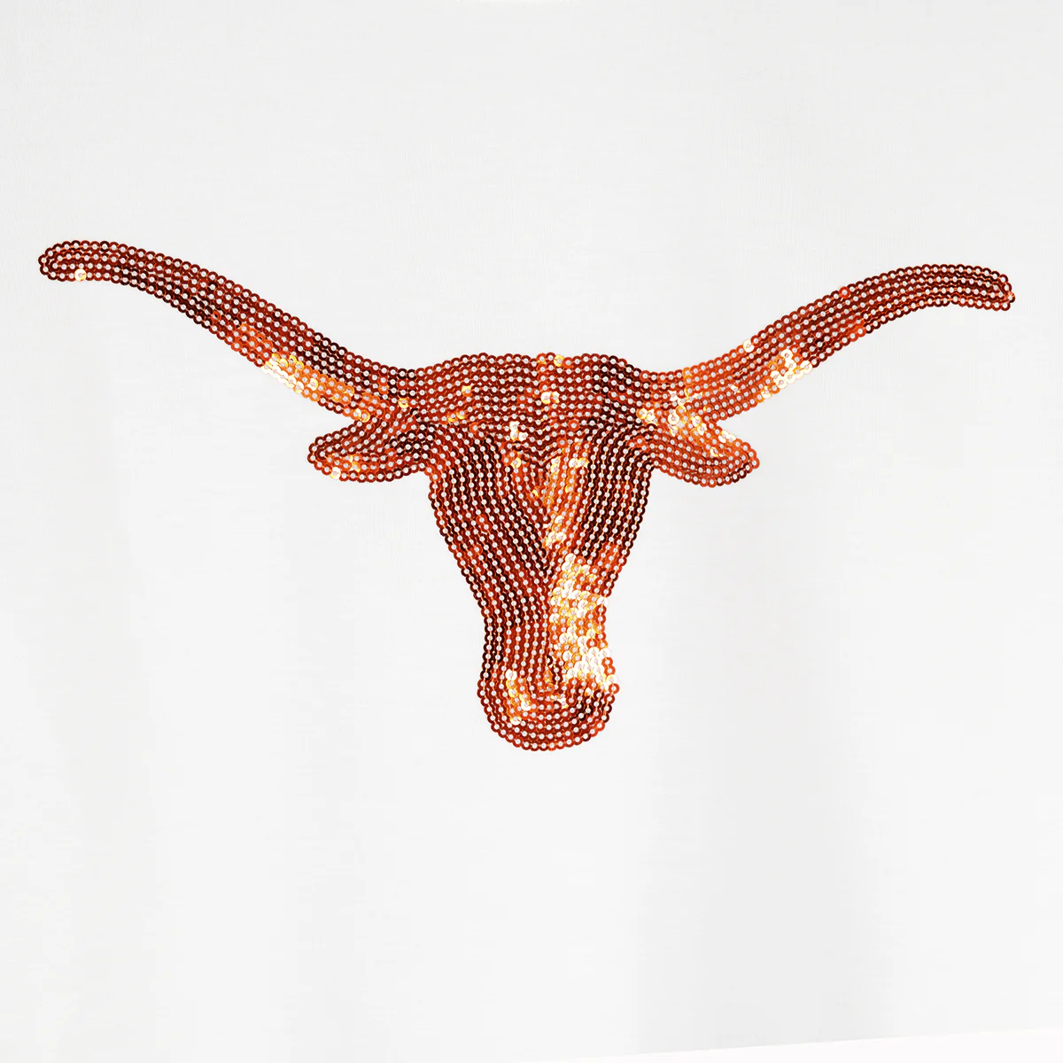 Texas Longhorn Capri Designs Sequin Lightweight Sweatshirt (KW13TEX2) - Image 3