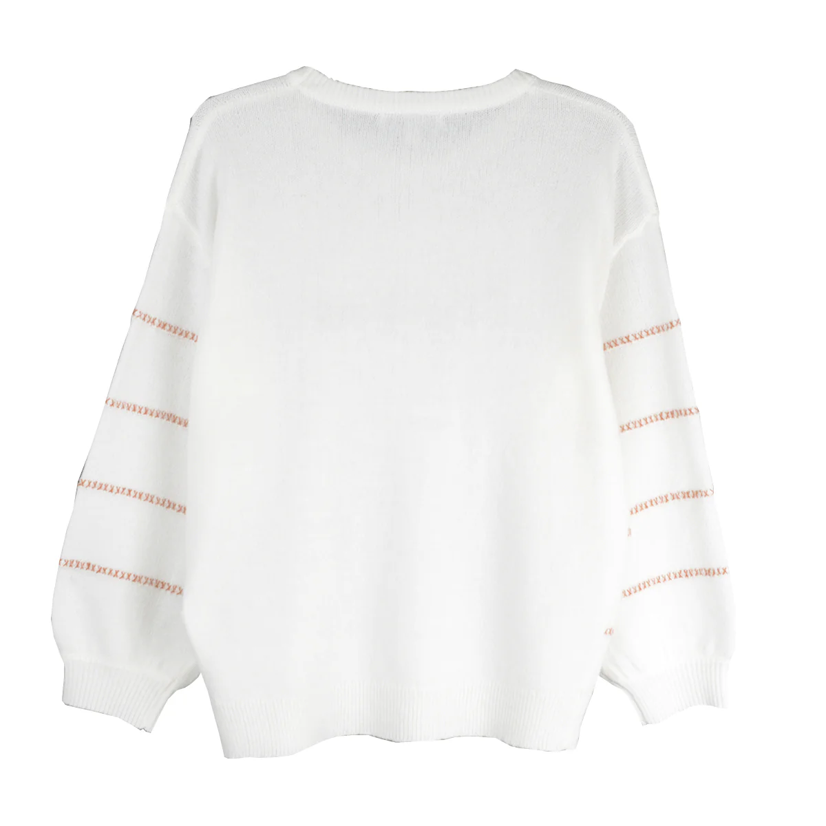 Texas Longhorn Capri Designs Threaded Script Sweater (KW14TEX2) - Image 2