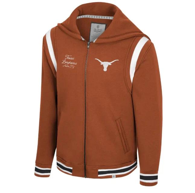 Texas Longhorn Colosseum Men's Grand Tour Full Zip Jacket