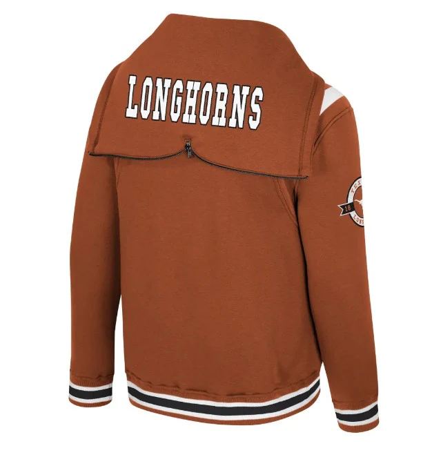 Texas Longhorn Colosseum Men's Grand Tour Full Zip Jacket - Image 2
