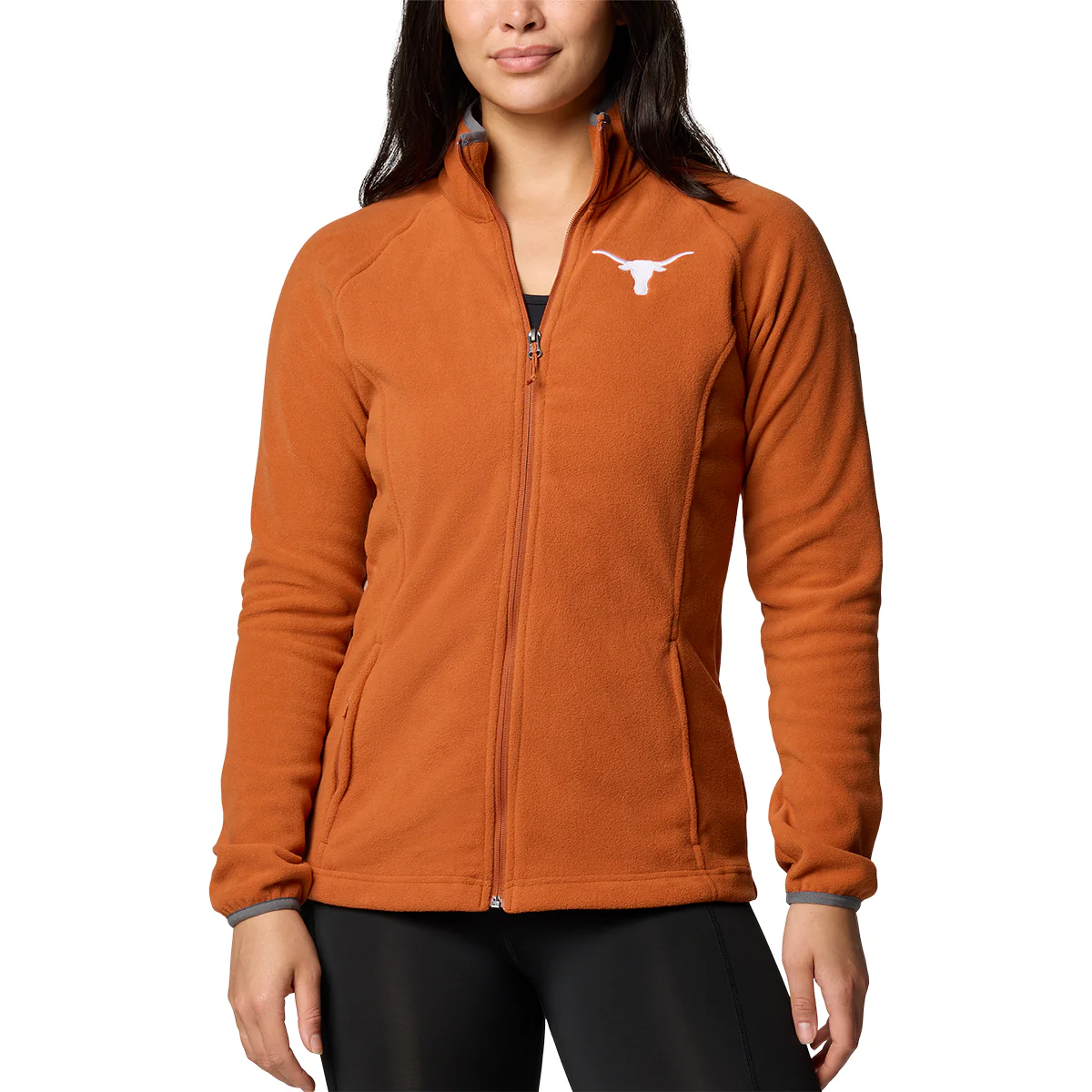 Texas Longhorn Columbia Ladies' Give & Go lll Fleece Jacket (CEDAR) - Image 2