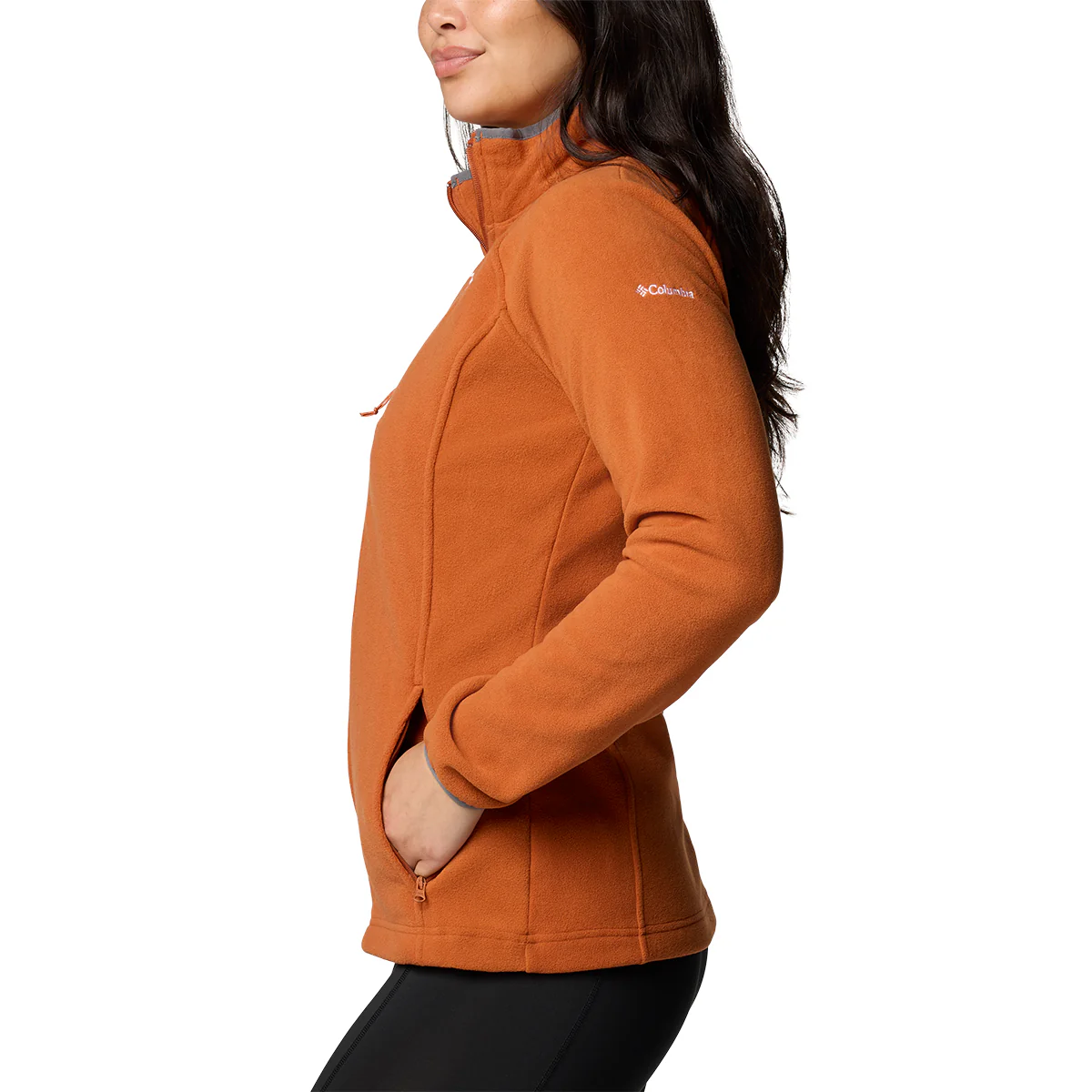 Texas Longhorn Columbia Ladies' Give & Go lll Fleece Jacket (CEDAR) - Image 4