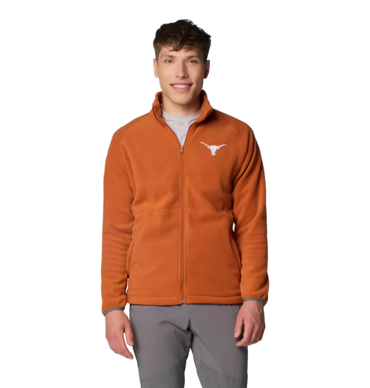 Texas Longhorn Columbia Men's Flanker IV Fleece Jacket (Cedar)