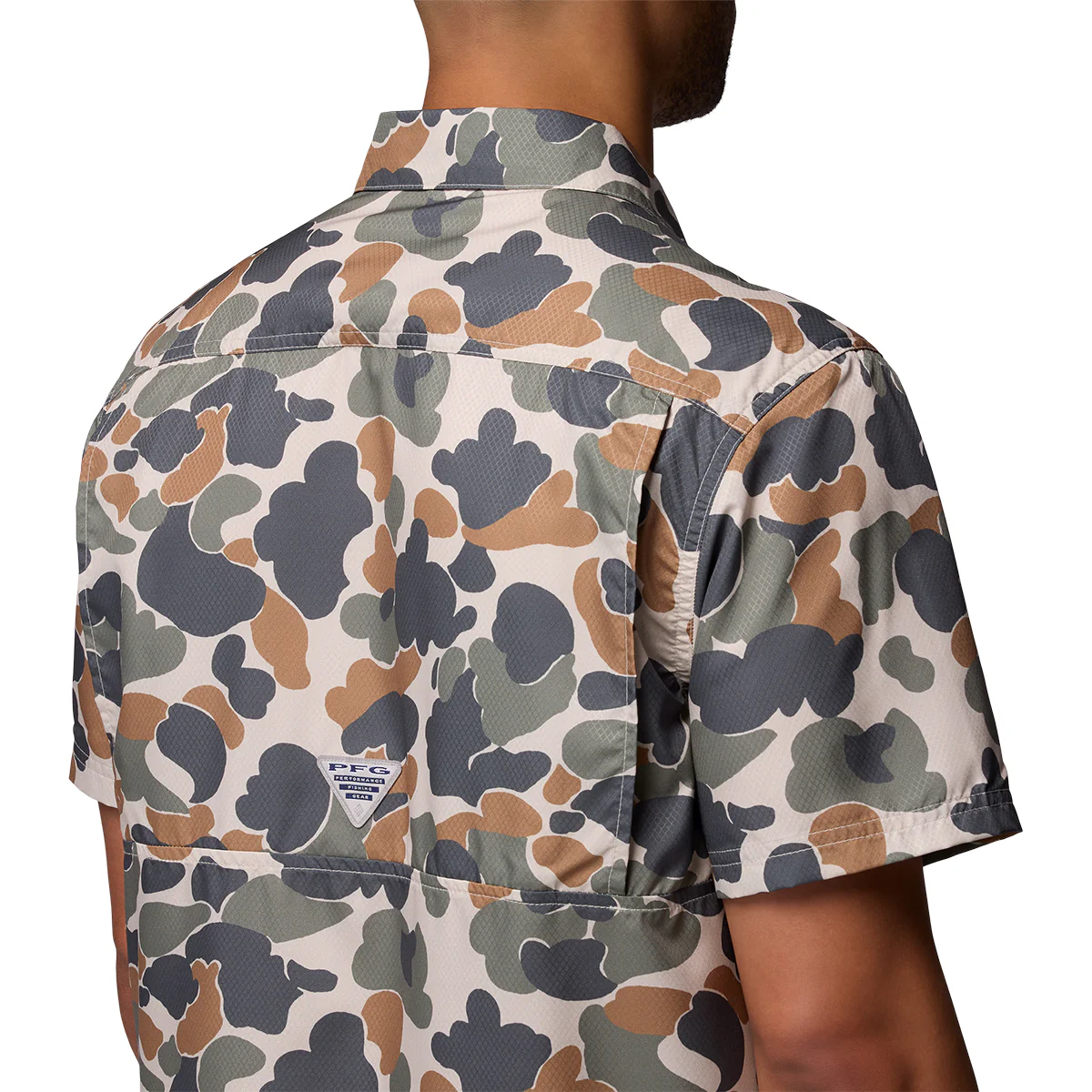 Texas Longhorn Columbia Super Slack Tide Deltahunter Camo Shirt - Image 3