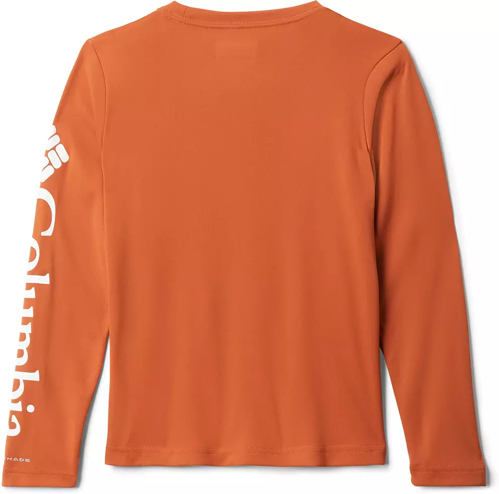Texas Longhorn Columbia Youth Terminal Tackle Long Sleeve Shirt (CEDAR) - Image 2